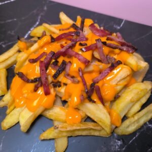 patatas beicon y queso cheddar